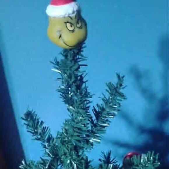 Used 16" Grinch tree w/lights - Picture 3 of 5